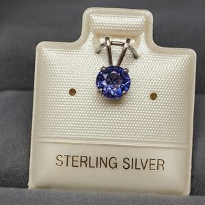 Sterling Silver Lolite Pendant 925 0.45 Carat Geunine Gemstone New